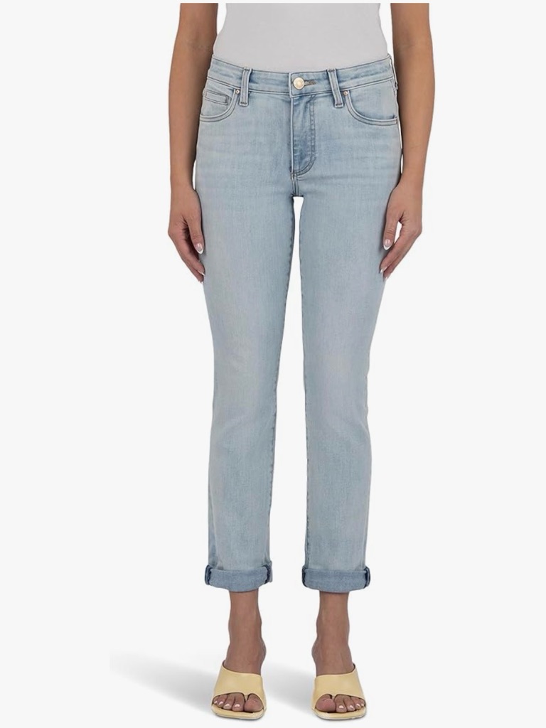 Kut From The Kloth Catherine Boyfriend Jeans - Light Blue